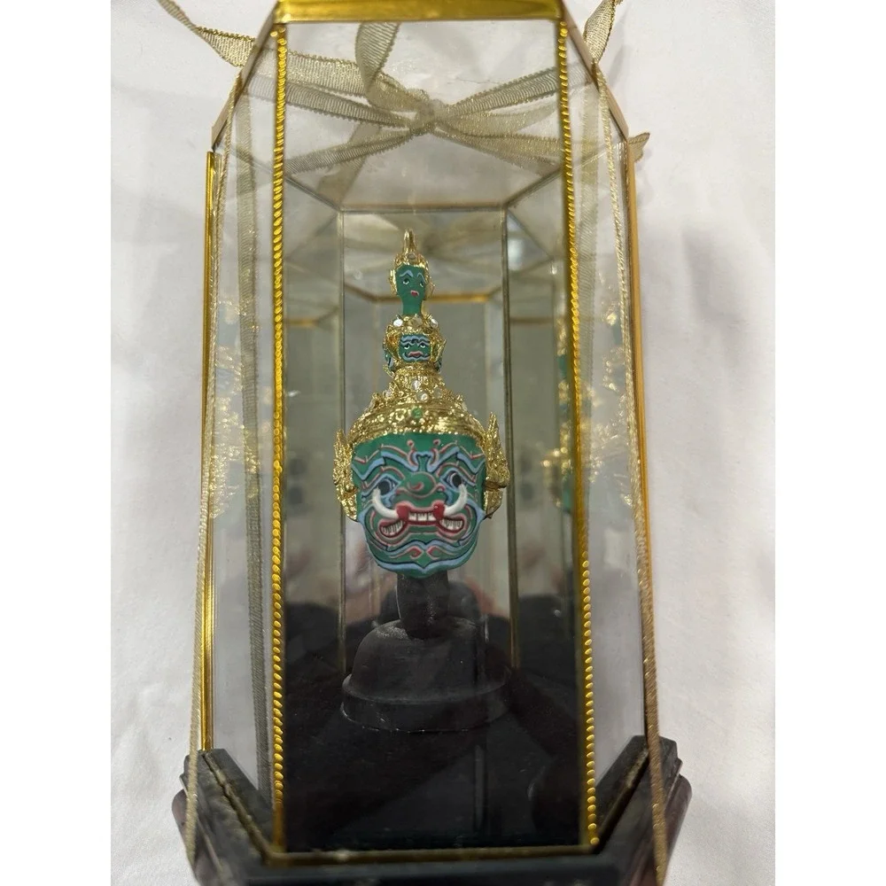 THAI BUDDHA KHON GOLD MASK LUCK‎ CASED